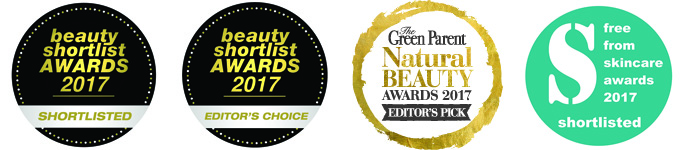 Green Parent Natural Beauty Awards, Beauty Shortlist, FreeFrom Skincare Awards