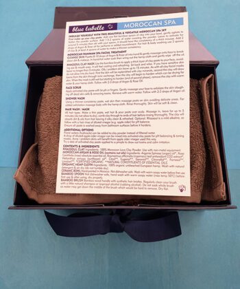 Spa Gift Sets | Clay Mask | Argan Oil | Moroccan Spa Set