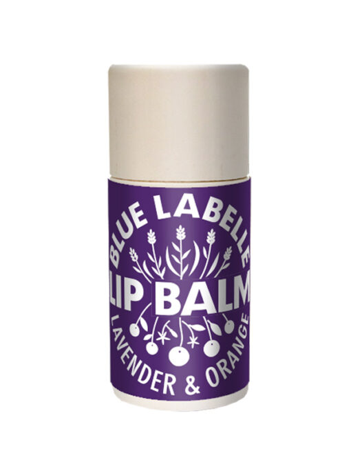 Organic Vegan Lip Balm - Lavender Lip Balm with Orange