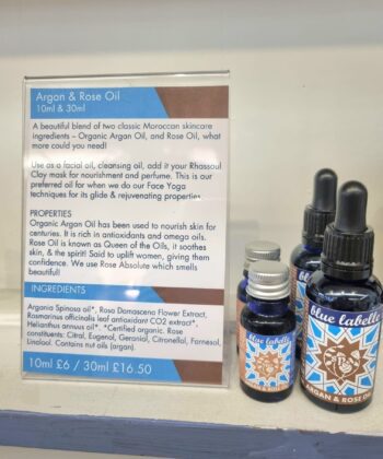 Argan & Rose oil now in 2 sizes
