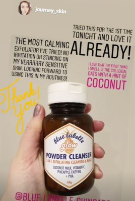 Glow powder cleanser, cleansing powder, vitamin c cleanser