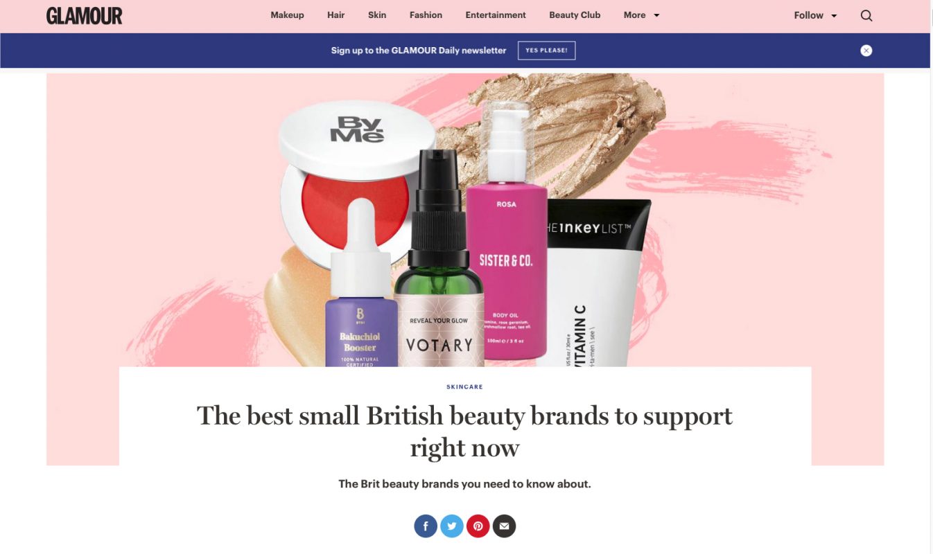 glamour uk and blue labelle