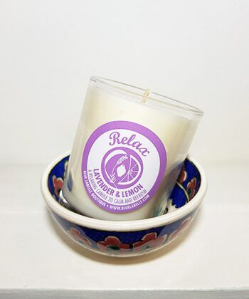 Blue Labelle Relax Candle small
