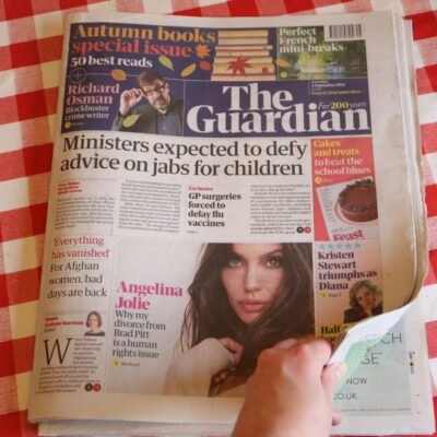 Blue Labelle in the Guardian newspaper