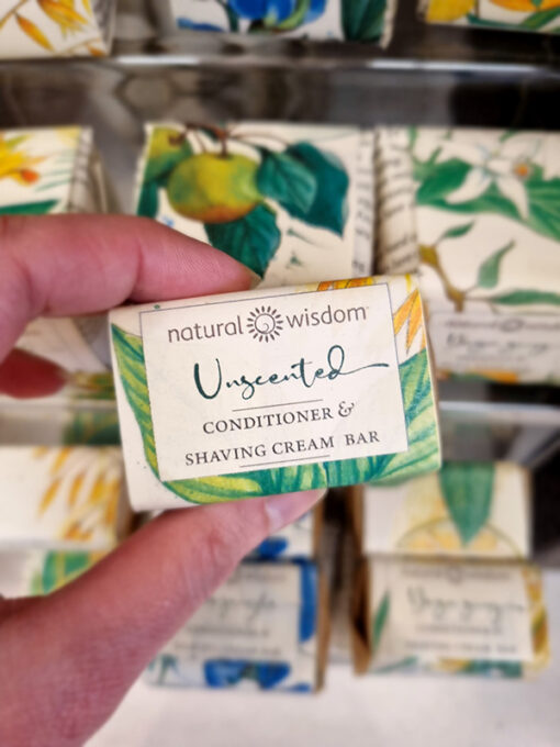 Unscented conditioner bar