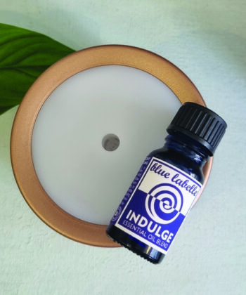 Indulge blend pictured with the Liv Copper diffuser