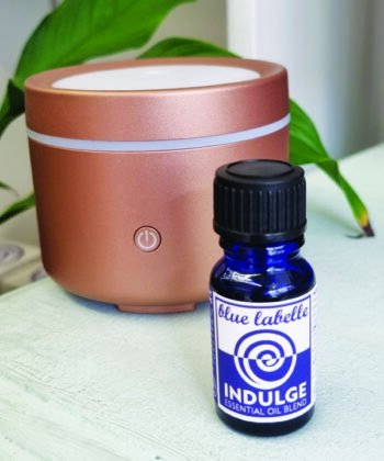 Indulge blend pictured with the Liv Copper diffuser