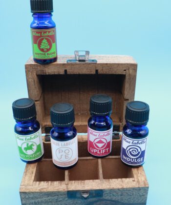 Essential oil blends set in box