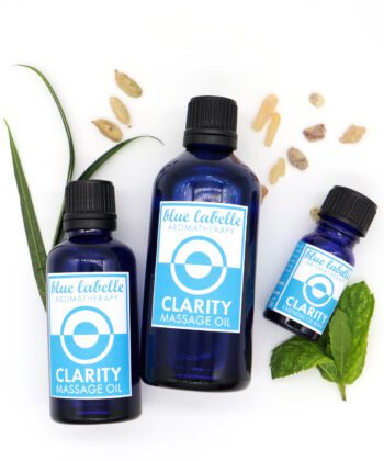 Clarity massage oil & essential oil blend