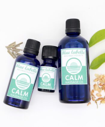 calm massage oil & essential oil blend