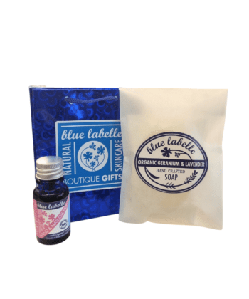 Hand oil and soap gift bag set 24