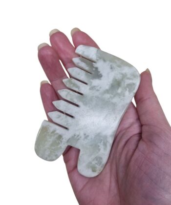 jade gua sha comb